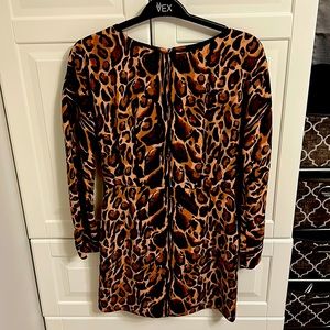 Leopard Babaton mini Dress size 2